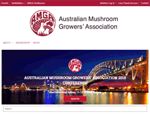 Tablet Screenshot of mushrooms.net.au